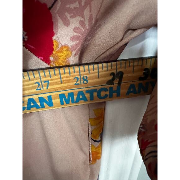 A New Day XL XXL WHIMSICAL FLORAL DUSTER COVER UP TOP (no belt) - Picture 6 of 8